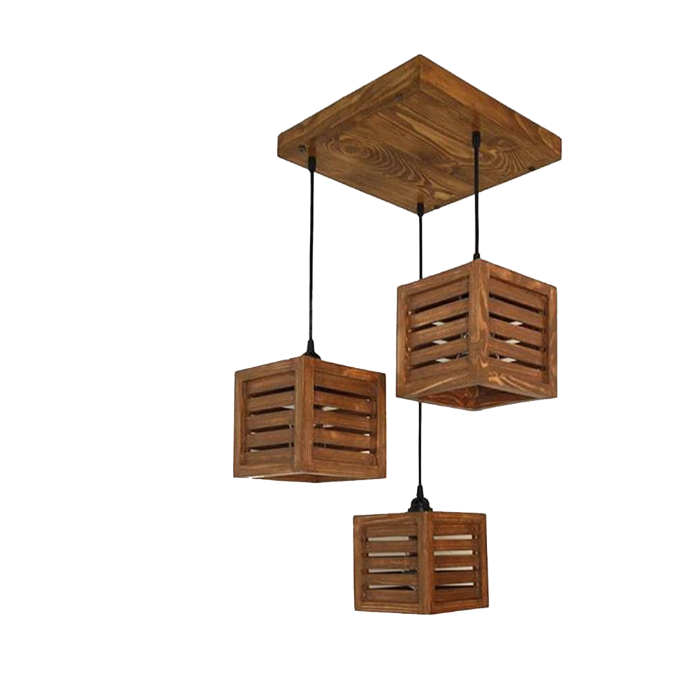 Decorative Wooden Hanging Light for Ceiling