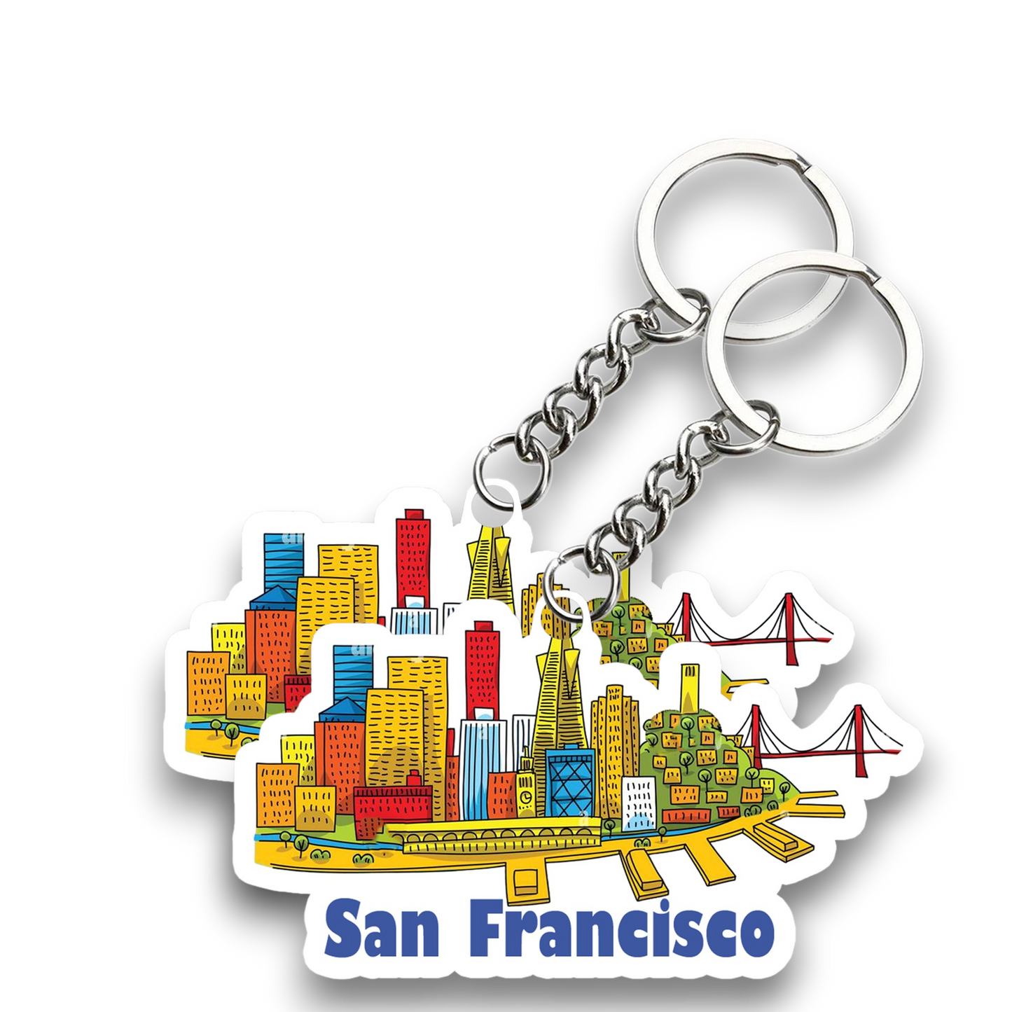 San Francisco Key chain ( Set of 2 )
