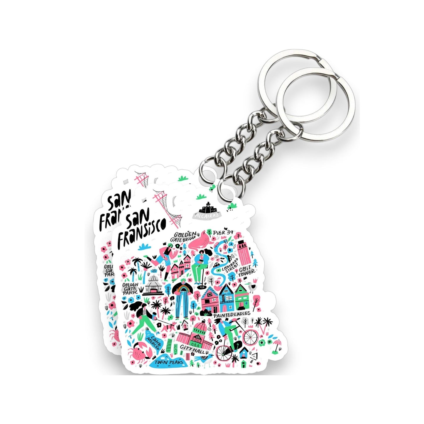 San Francisco Key chain ( Set of 2 )