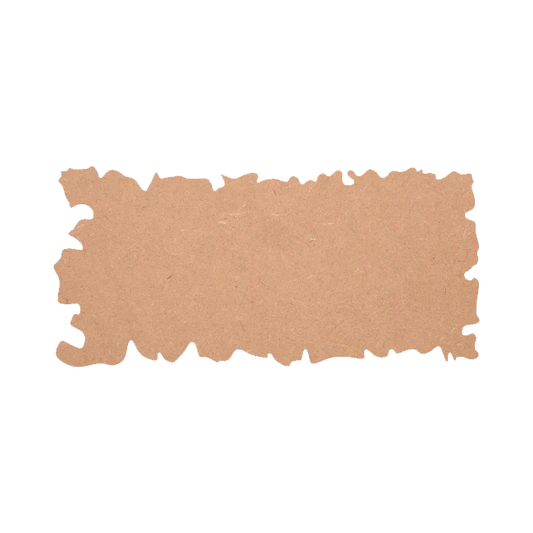 Geode-Inspired Plain MDF Base for Painting