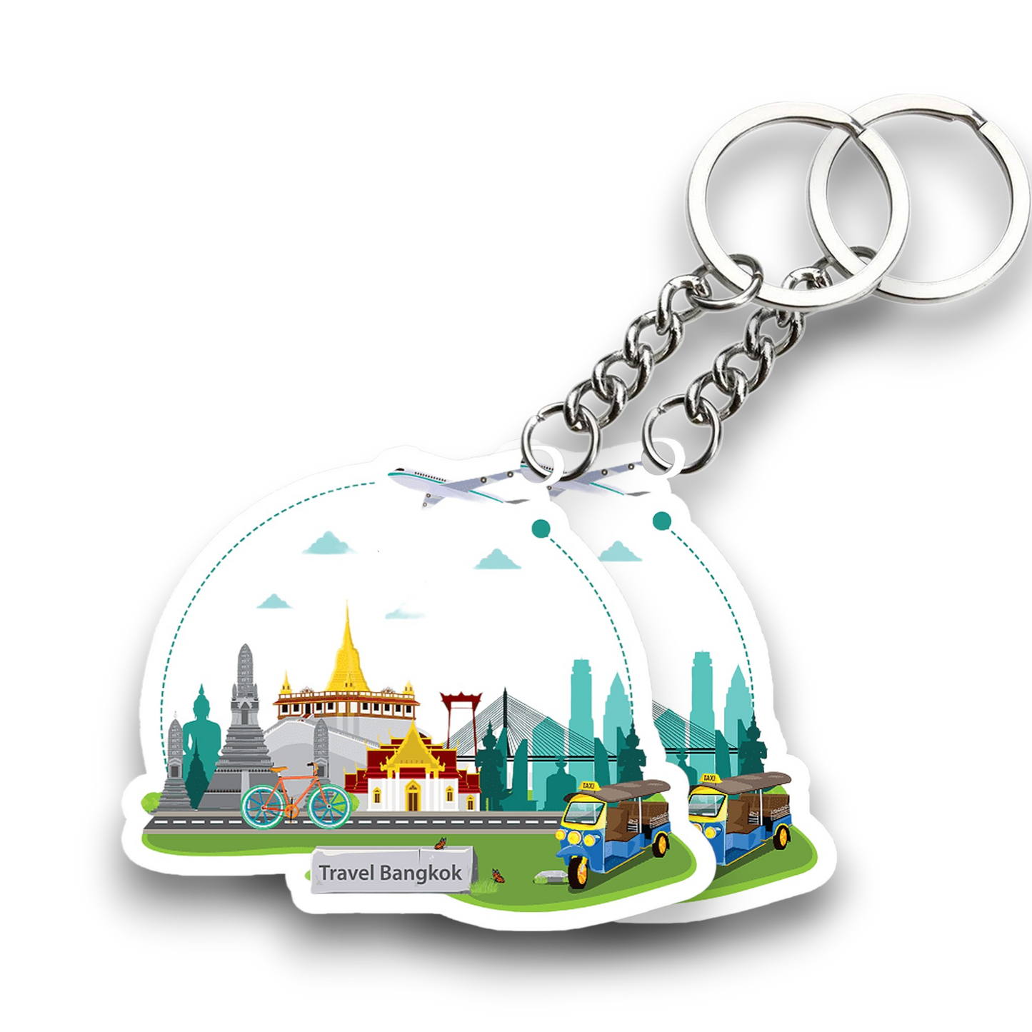 Bangkok Key chain ( Set of 2 )