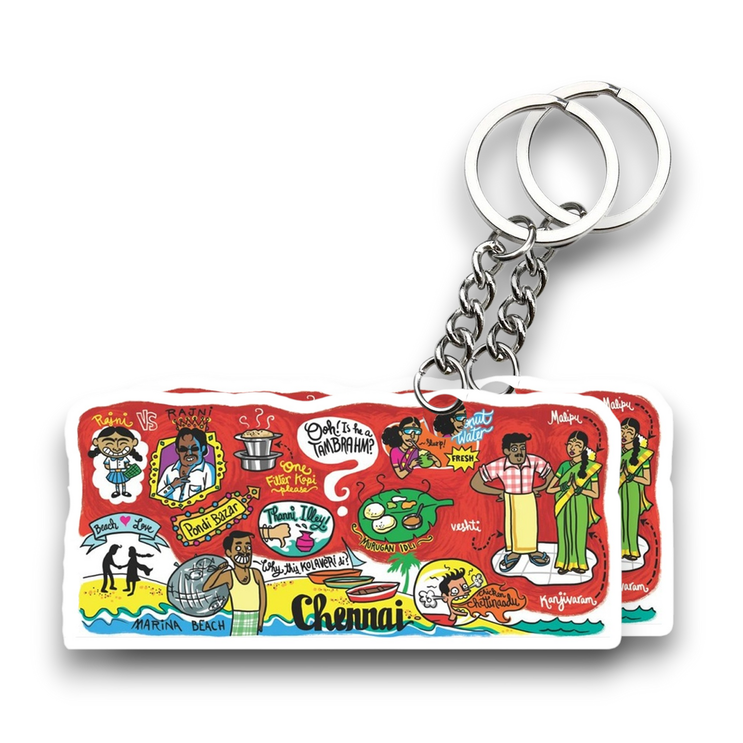 Chennai Key chain ( Set of 2 )