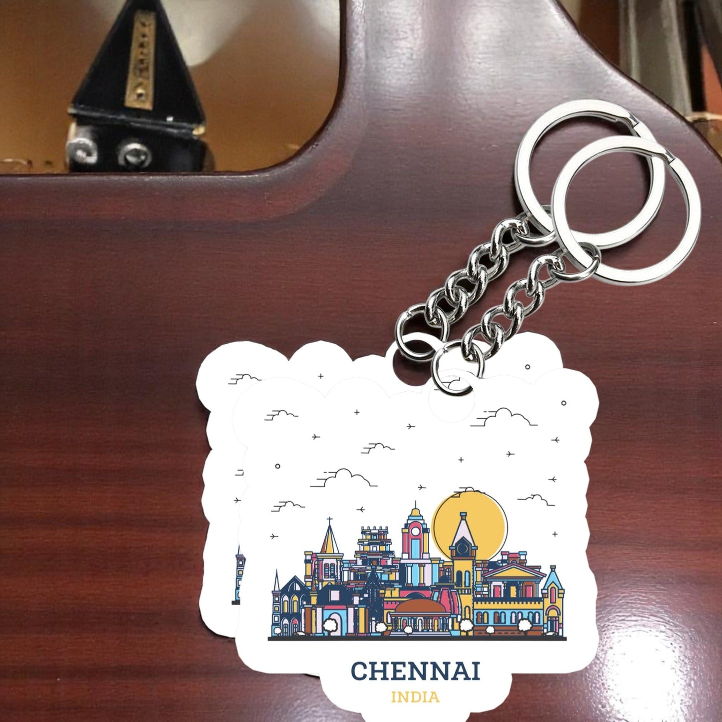 Beautiful Chennai Key chain ( Set of 2 )