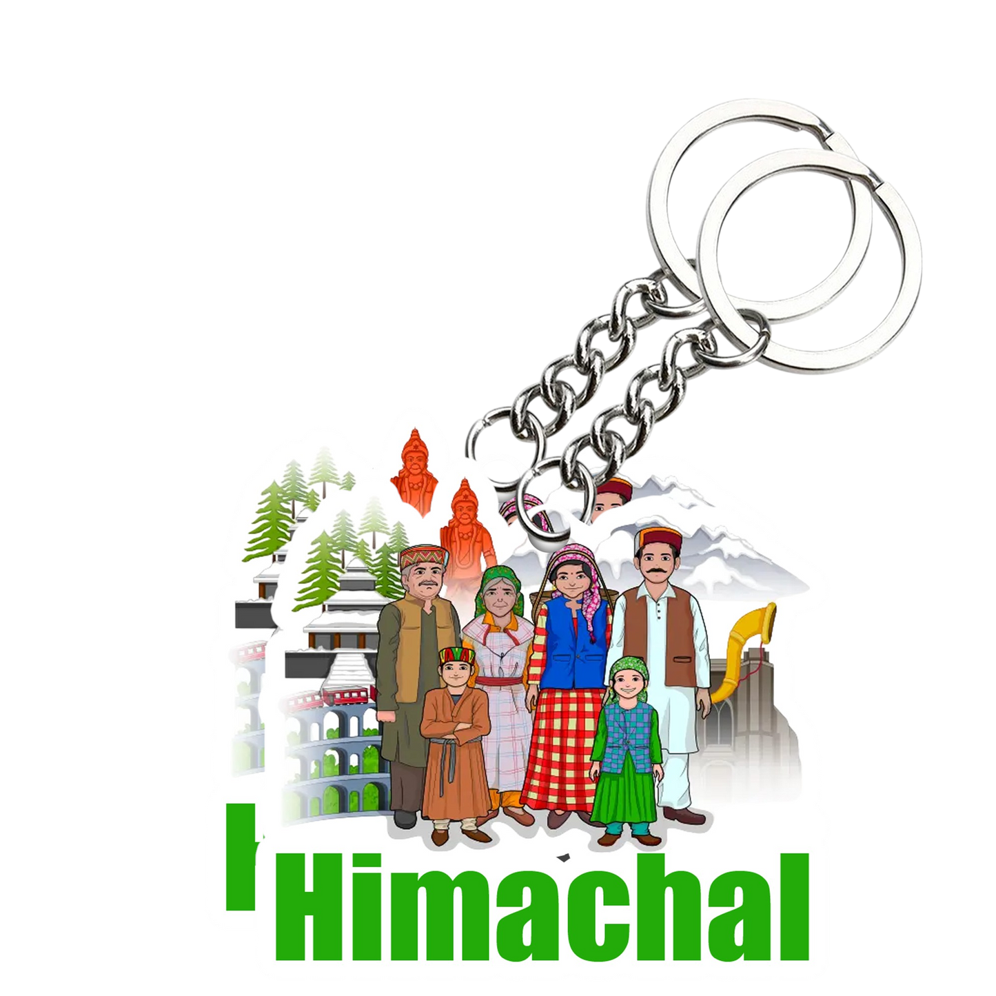 Himanchal Key chain ( Set of 2 )