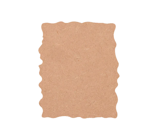 Geode-Inspired Plain MDF Canvas for Artistic Expression