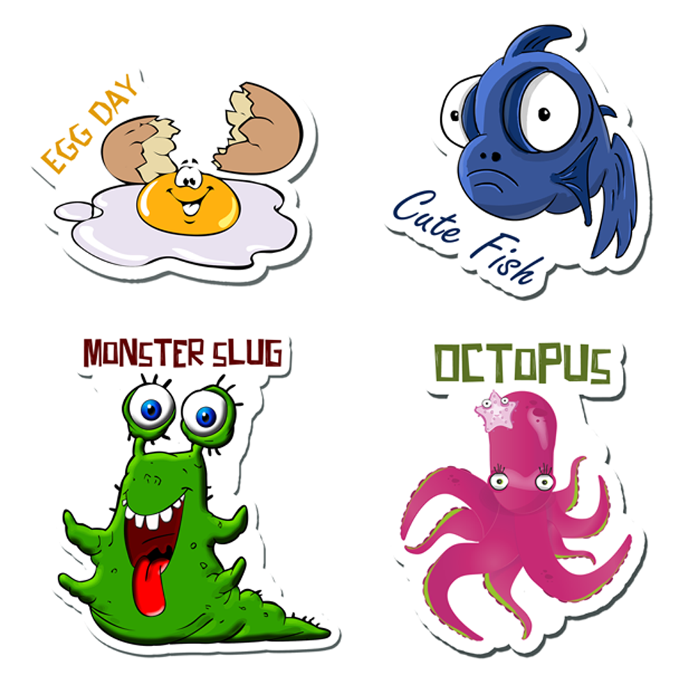 ShopTwiz Egg Day Baby/Kids Learning Fridge Magnet and Door Magnets (Set of 4 Magnets)