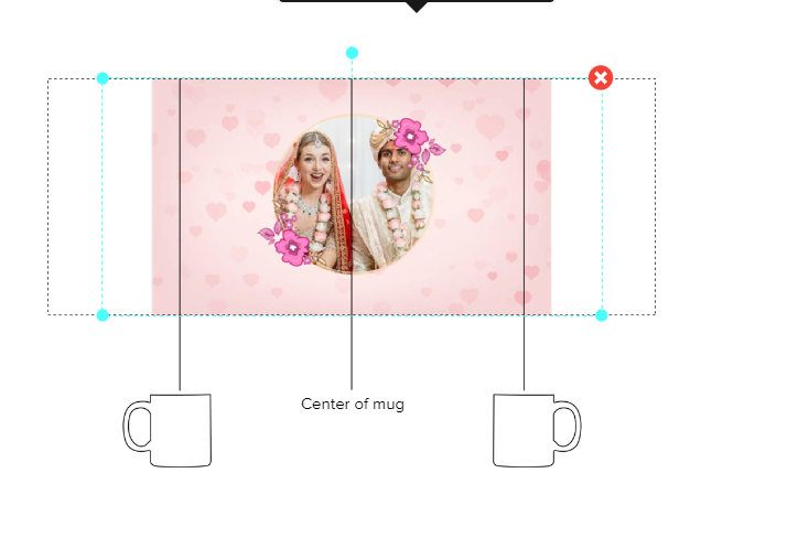 Customized Coffee Mug - Add Your Own Photo -Lovely Pink Background