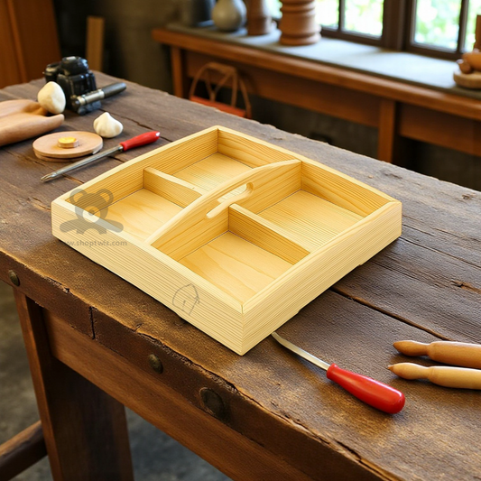 ShopTwiz Customized Wooden Tray – Personalize with Logo or Name | Elegant Corporate Gift