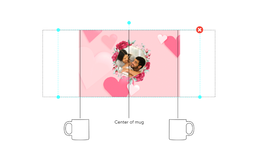 Customized Coffee Mug - Add Your Own Photo - Colorful Background