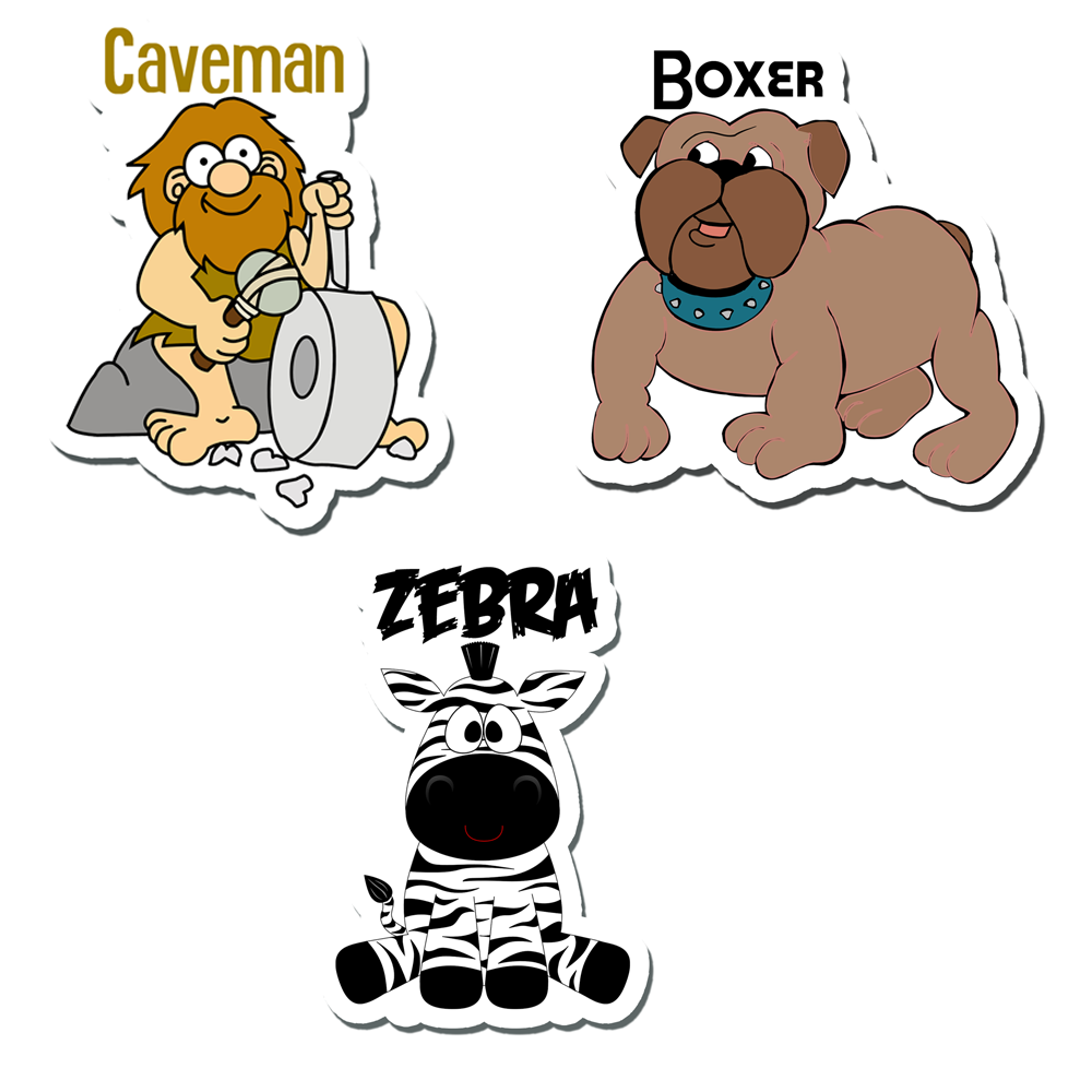 ShopTwiz Boxer Baby/Kids Learning Fridge Magnet and Door Magnets (Set of 3 Magnets)