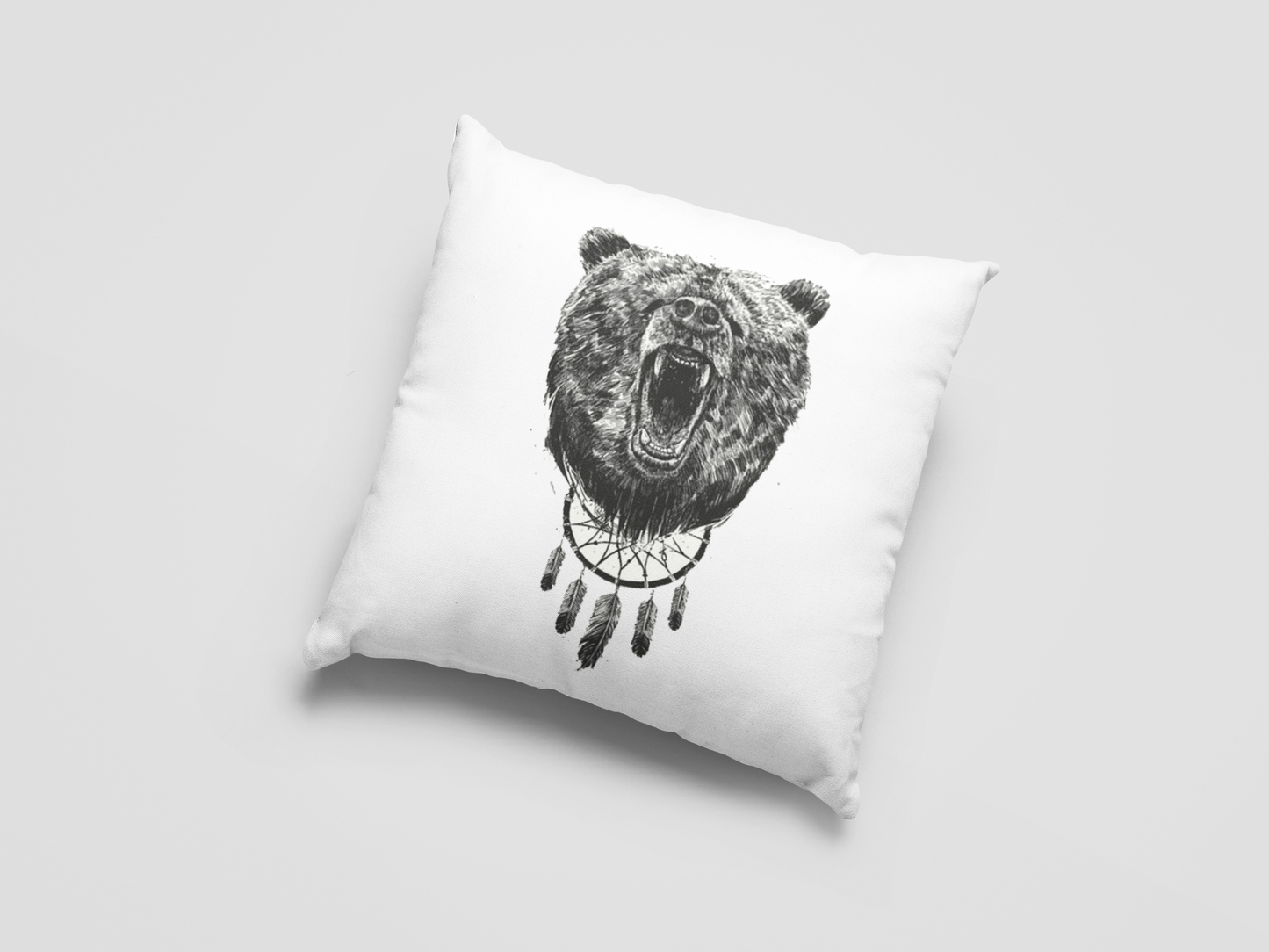 The Bear Printed Cushion