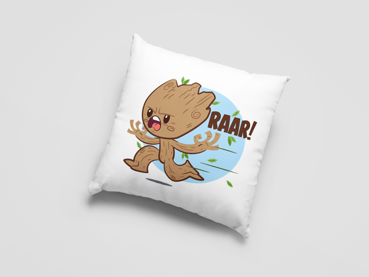 Baby Groot Printed Cushion