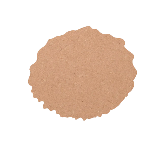 Geode-Inspired Plain MDF Canvas for Artistic Expression