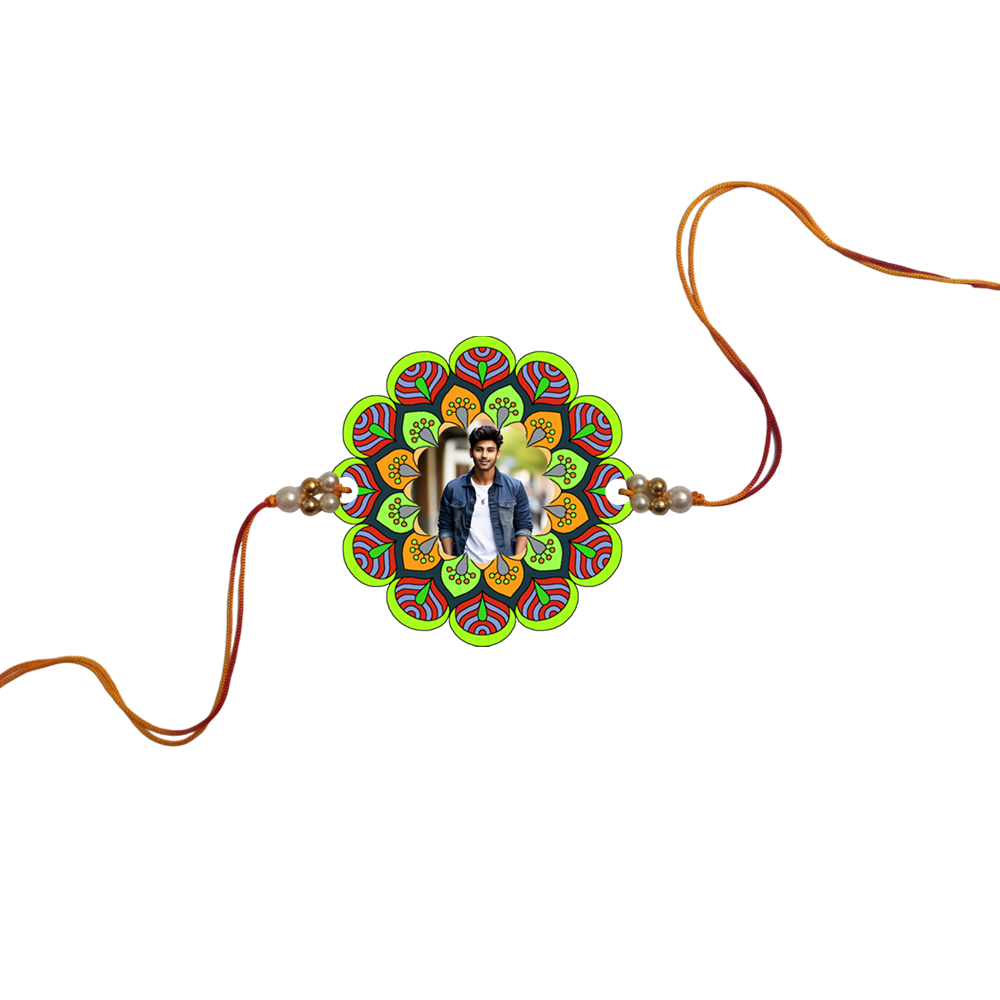 Photo Rakhi ( Customized / Personalized / I Love My Cute Brother / Photo Rakhi