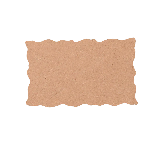 Geode-Inspired Plain MDF Canvas for Painting