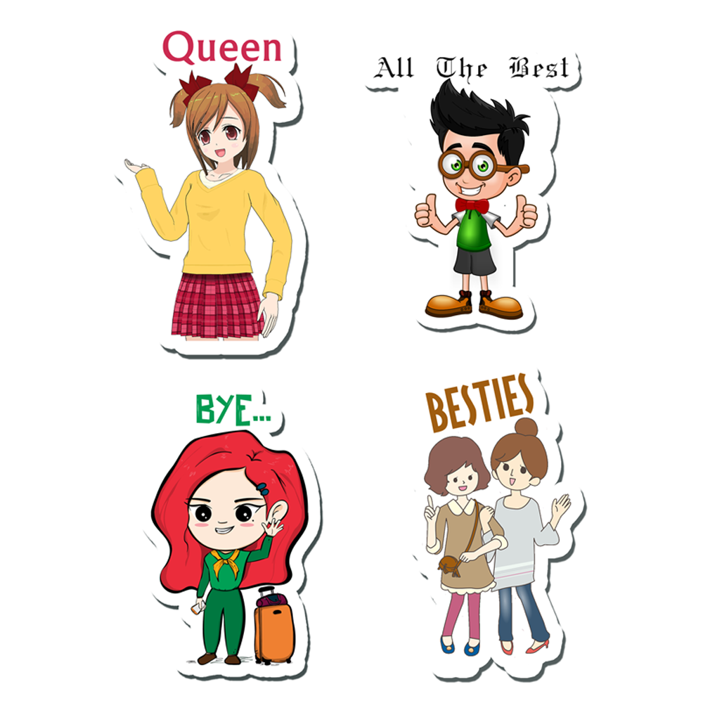 ShopTwiz Queen Baby/Kids Learning Fridge Magnet and Door Magnets (Set of 4 Magnets)