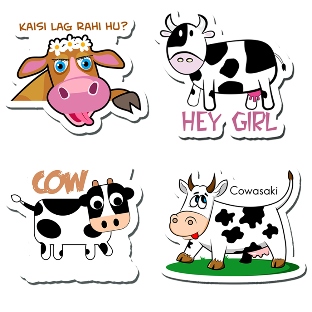 ShopTwiz Hey Girl Baby/Kids Learning Fridge Magnet and Door Magnets (Set of 4 Magnets)