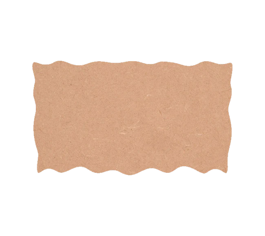 Blank MDF Base for Painting: Geode Design