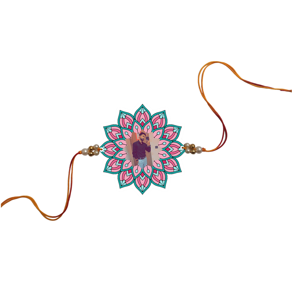 Photo Rakhi ( Customized / Personalized / Happy Rakshabandhan / Photo Rakhi