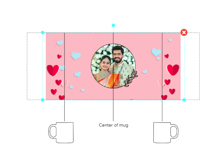 Customized Coffee Mug - Add Your Own Photo - Fabulous Pattern