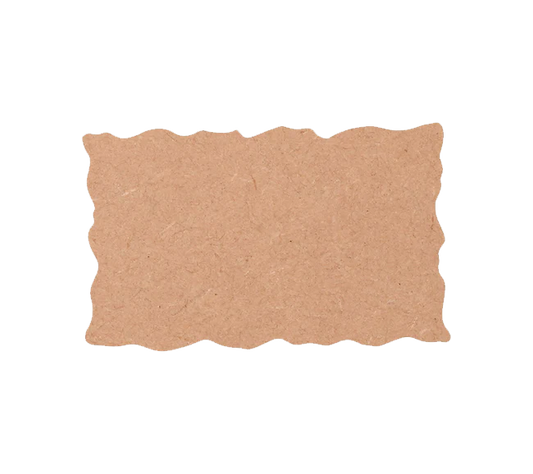 Geode-Inspired Plain MDF Canvas for Painting