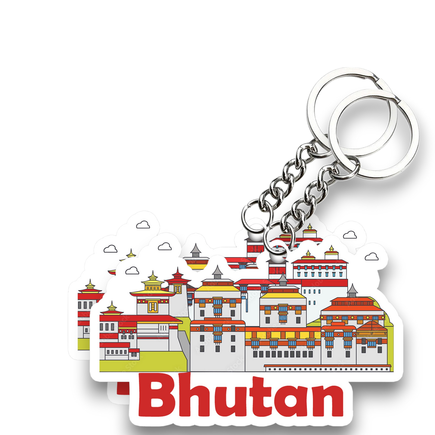 Bhutan Key chain ( Set of 2 )