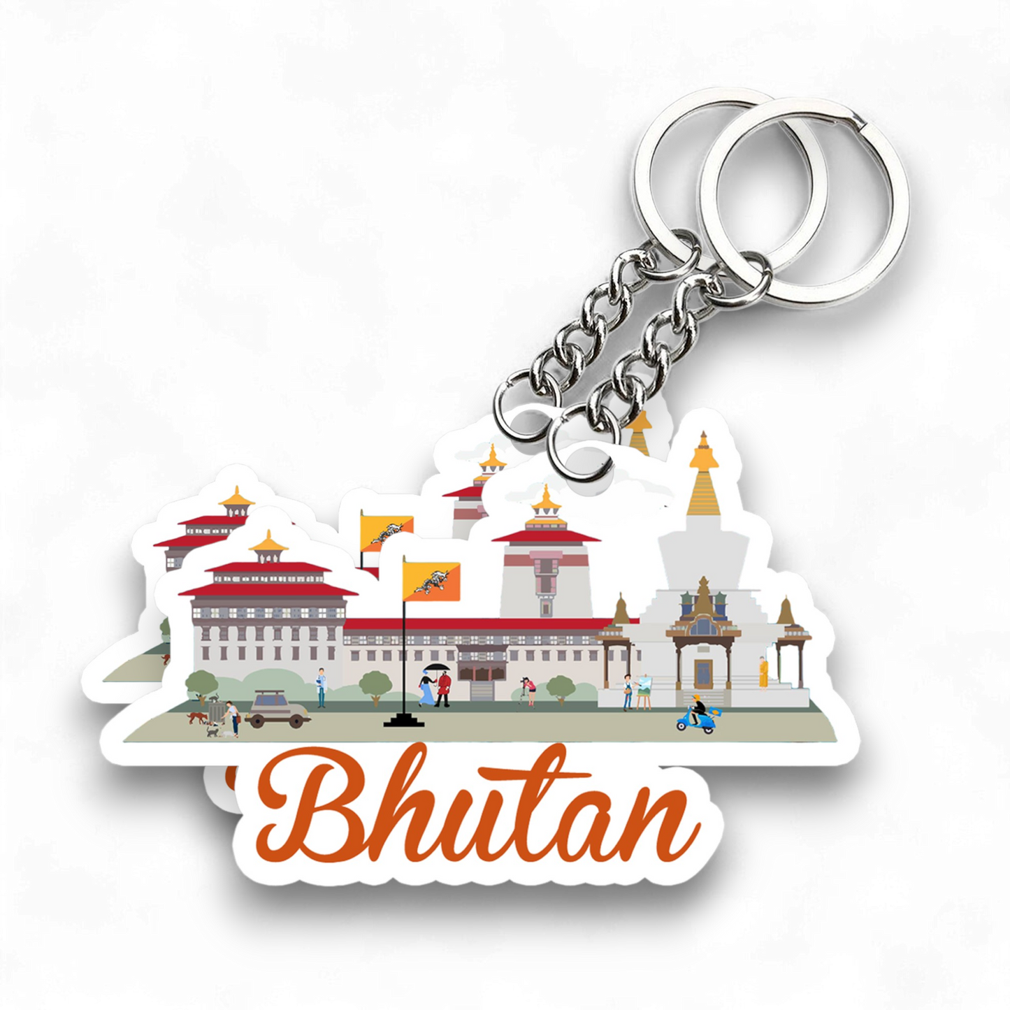 Bhutan Key chain ( Set of 2 )