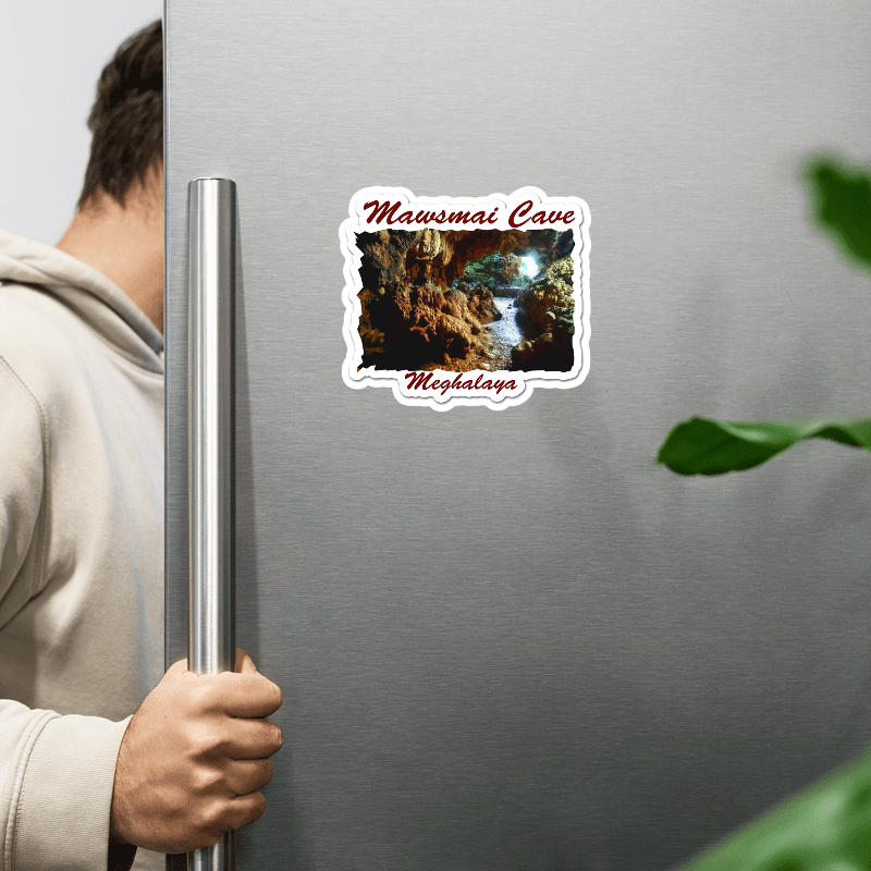 ShopTwiz Mawsmai Cave (Meghalaya) Awesome City Lovely Door Magnets And Fridge Magnet