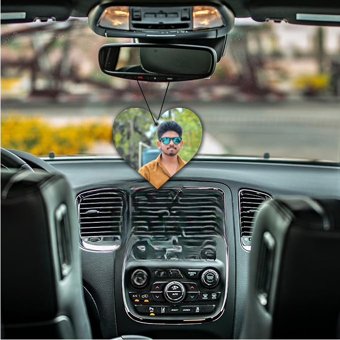 ShopTwiz Heart of Devotion Pendant Car Hanging Decorative
