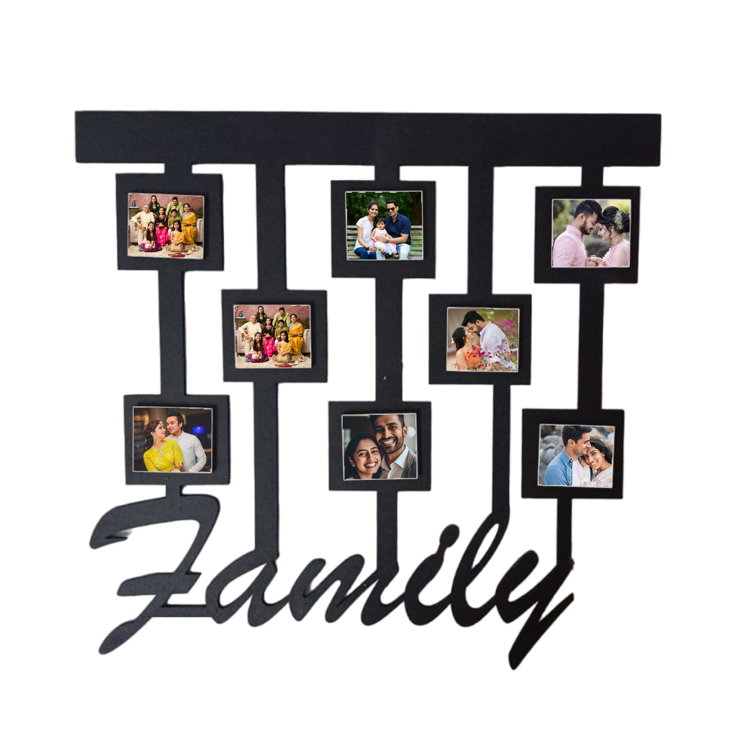 ShopTwiz Family Collage Photo Frame with 8 photos ( Customizable )