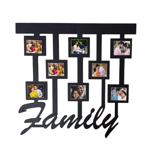 ShopTwiz Family Collage Photo Frame with 8 photos ( Customizable )