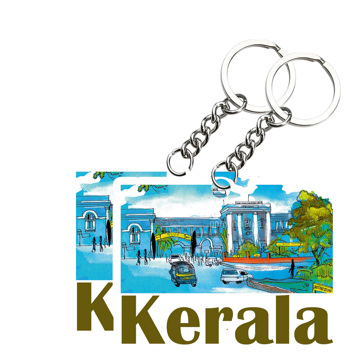 Kerala Key chain ( Set of 2 )