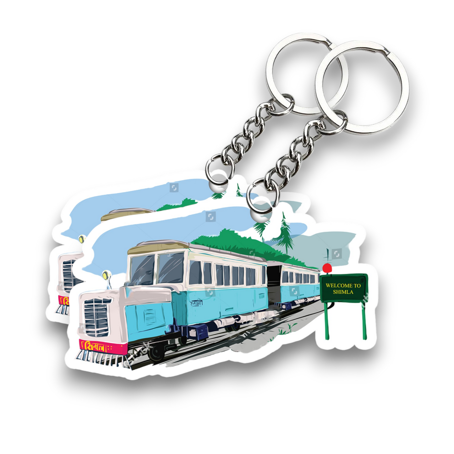 Shimla Key chain ( Set of 2 )
