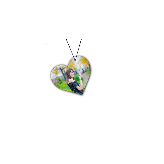 ShopTwiz Divine Heart Symbol Love Car Hanging Decorative