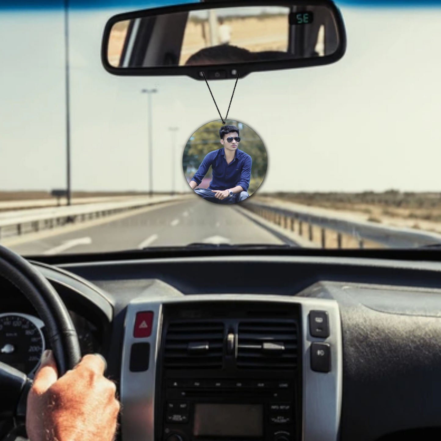 ShopTwiz Circle of Spiritual Unity Car Hanging Decorative