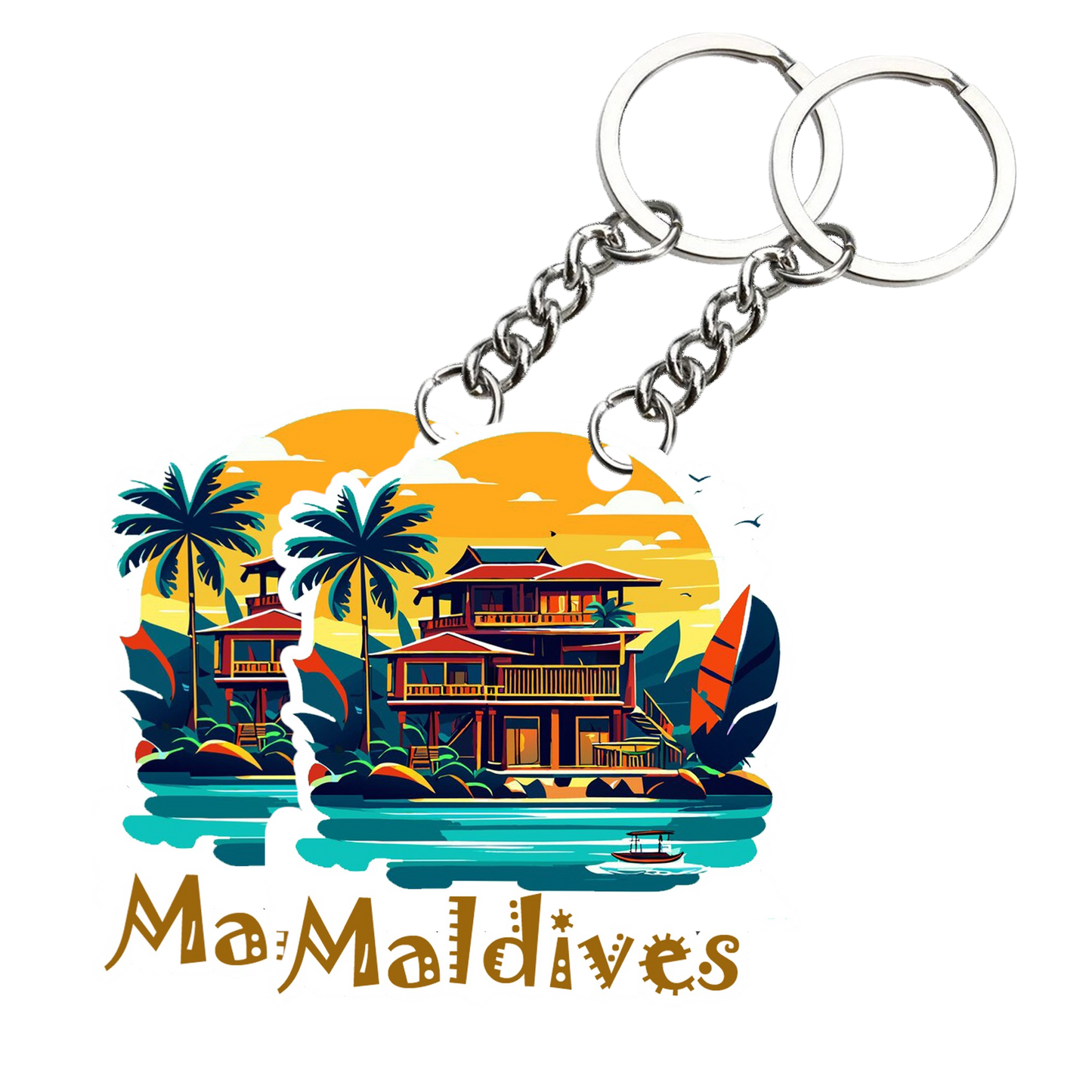 Best Maldives Key chain ( Set of 2 )