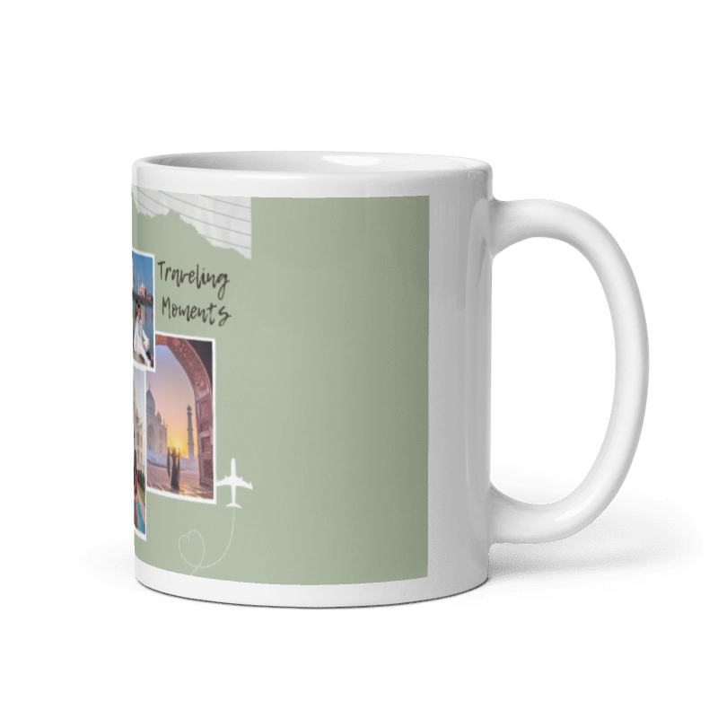 Customized Coffee Mug - Add Your Own Photo -5 Photo Frame Pattern