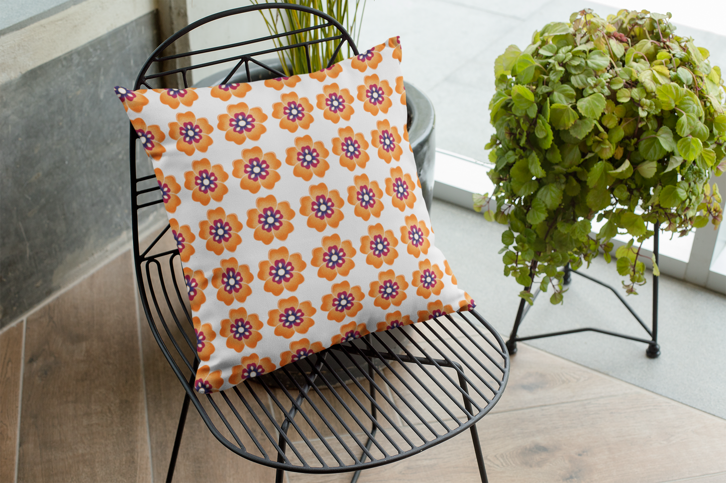 Ethnic Cushion Restful Cove Cushion Cover (12 x 12 cm) (Filler Included)