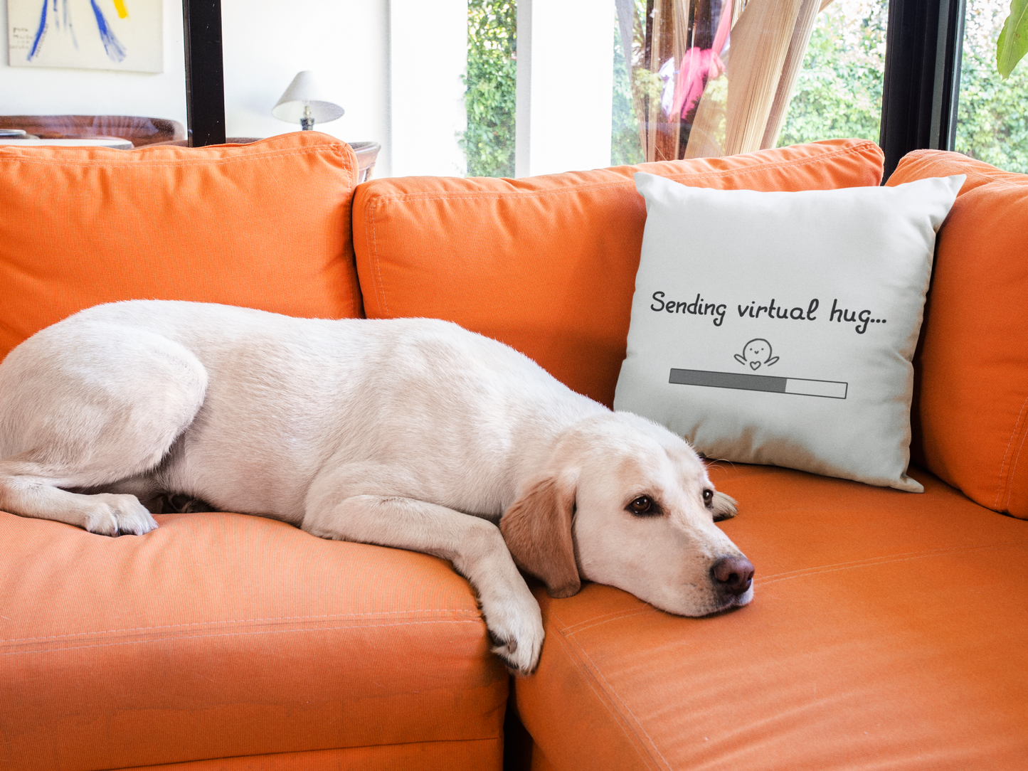 Hug Printed Cushion