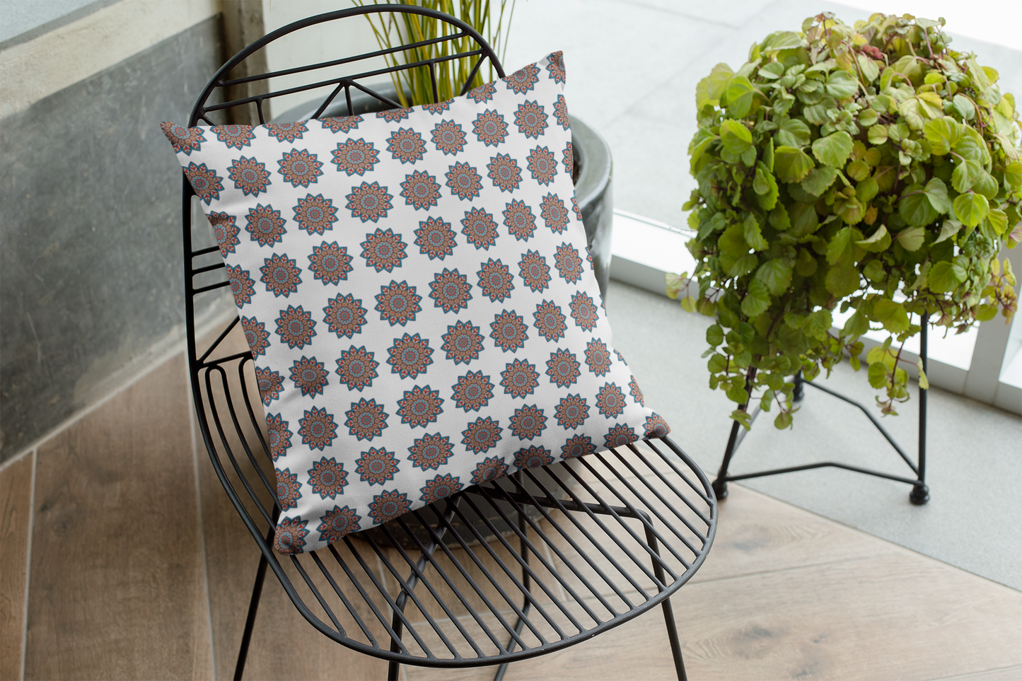 Ethnic Cushion Relax Cove Cushion Cover (12 x 12 cm) (Filler Included)