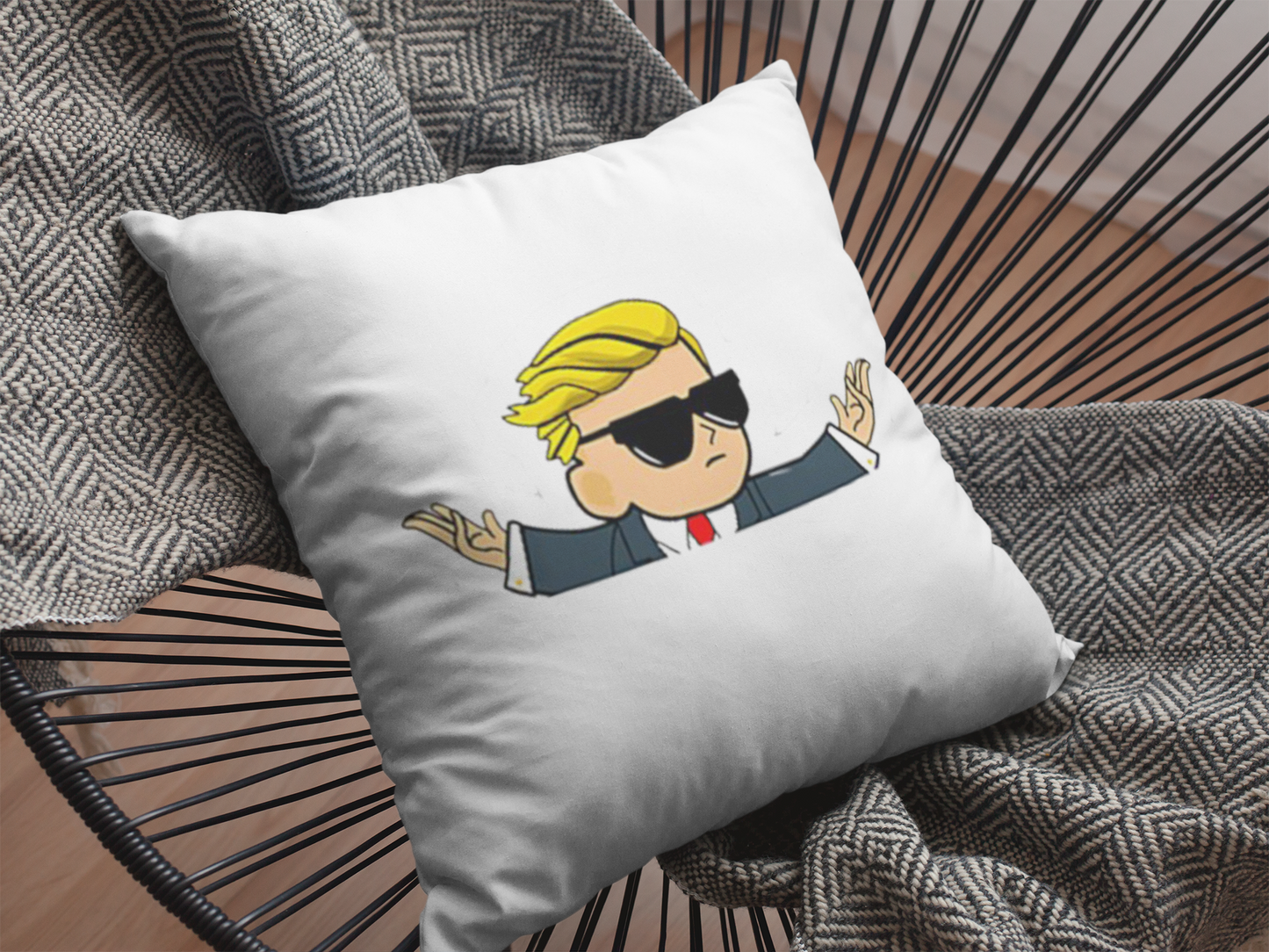 Stock Market Printed Cushion