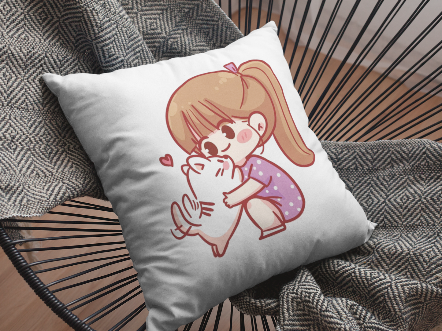 Love you Printed Cushion
