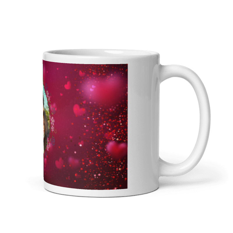 Customized Coffee Mug - Add Your Own Photo -Love Frame