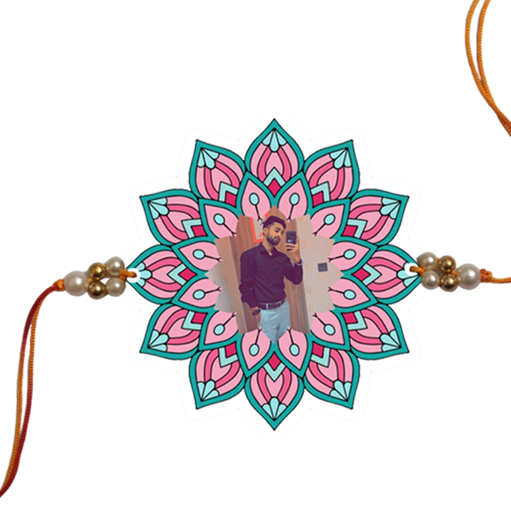 Photo Rakhi ( Customized / Personalized / Happy Rakshabandhan / Photo Rakhi