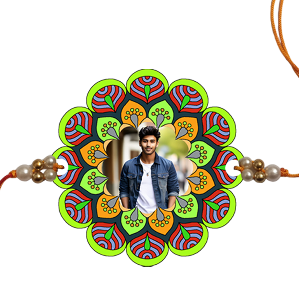 Photo Rakhi ( Customized / Personalized / I Love My Cute Brother / Photo Rakhi
