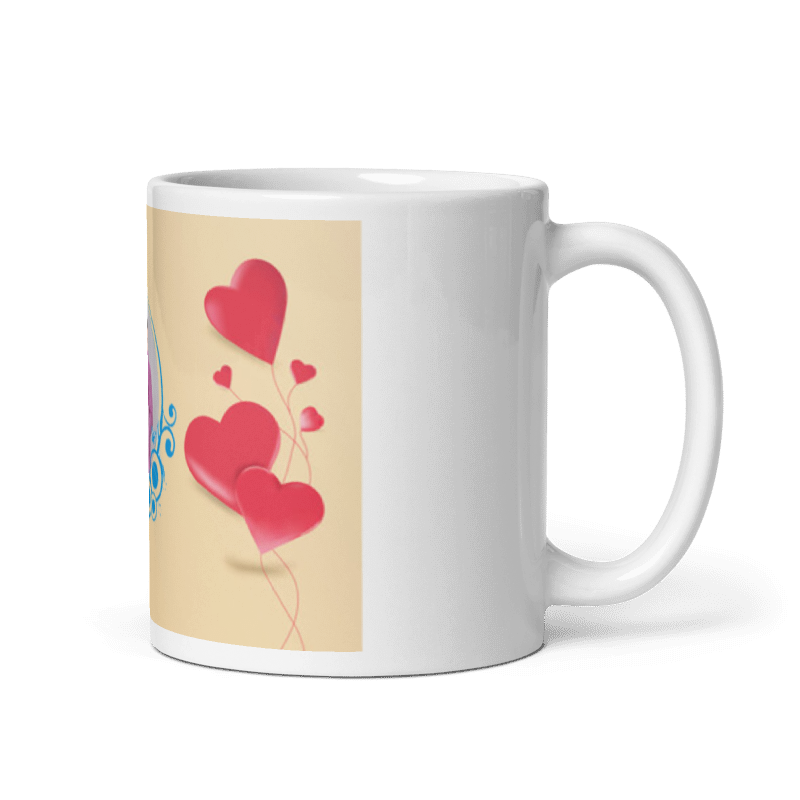 Customized Coffee Mug - Add Your Own Photo -Light Yellow Background