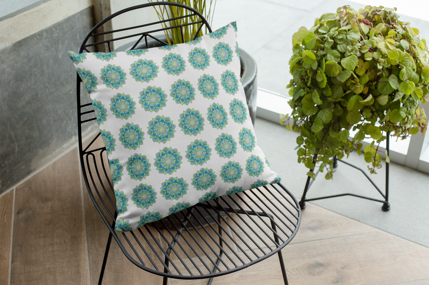 Ethnic Cushion Relax Cove Cushion Cover (12 x 12 cm) (Filler Included)