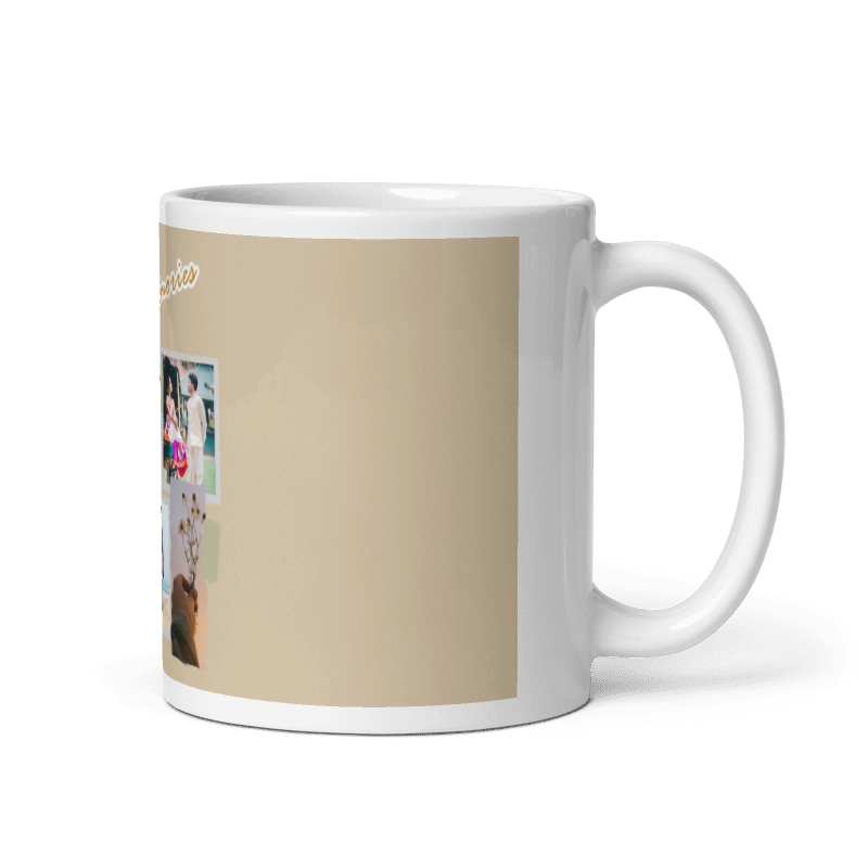Customized Coffee Mug - Add Your Own Photo -6 Photo Frame Pattern