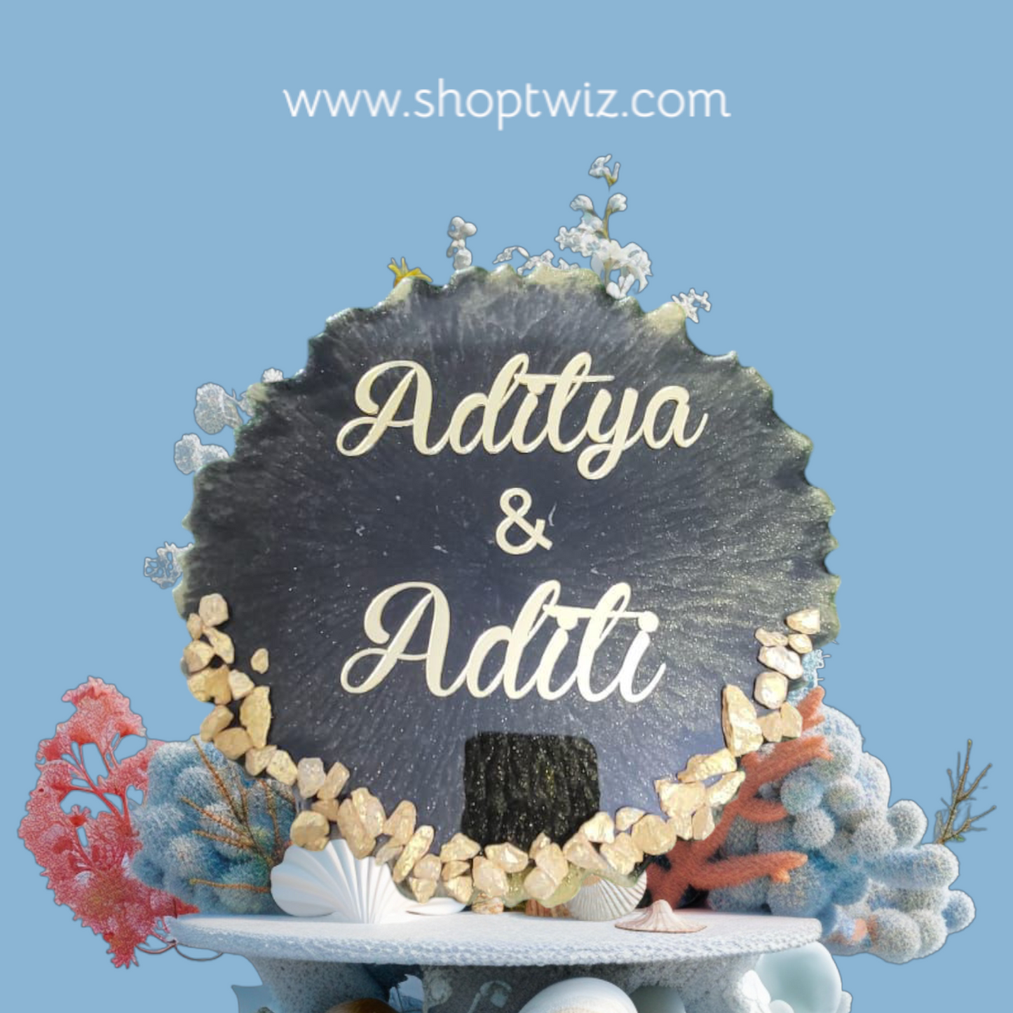 Customized Resin Name Plate ( Size 8 Inch )