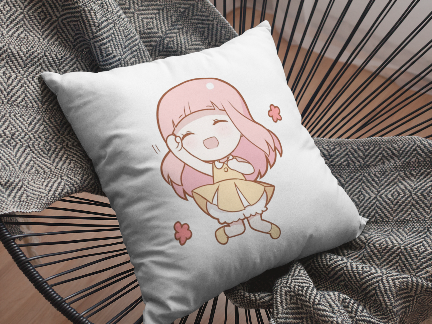 Girl Printed Cushion